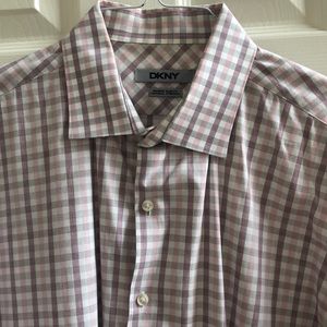 DKNY Slim Fit Stretch Dress Shirt